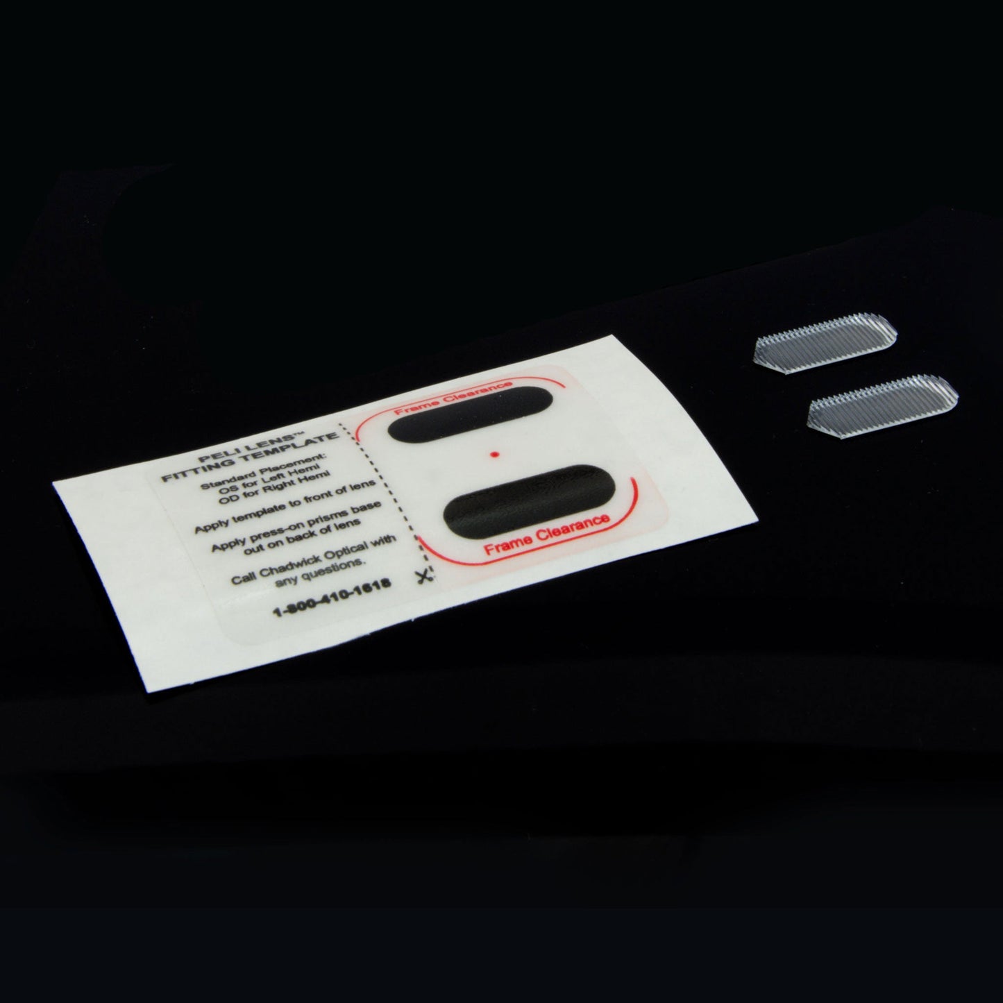 Temporary Peli Lens™ Fitting Kit
