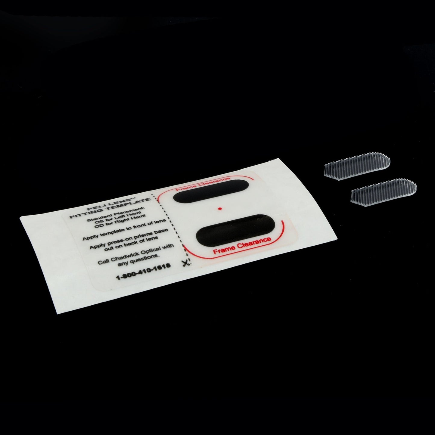 Temporary Peli Lens™ Fitting Kit