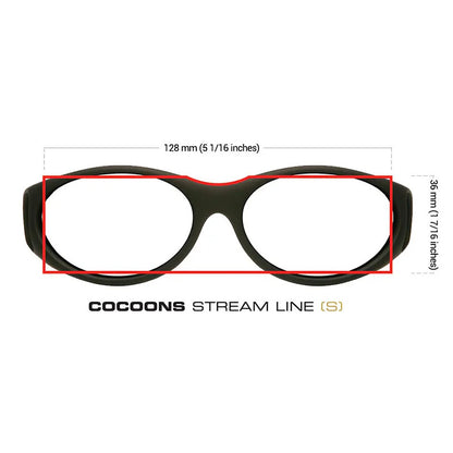 Cocoons Streamline (S) Black - Low Vision Fitover