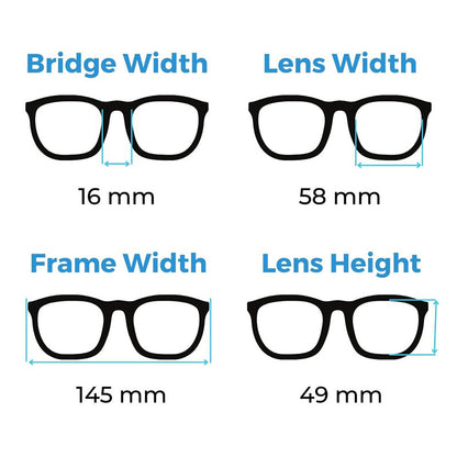 Sight Soothe Glasses for TBI - Hunter Frame