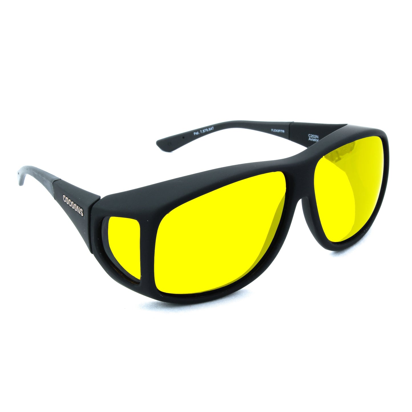 Cocoons Aviator (XL) Black - Low Vision Fitover