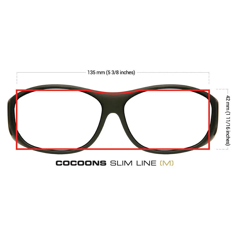 Cocoons Slim Line (M) Slate  - Colorblind Fitover